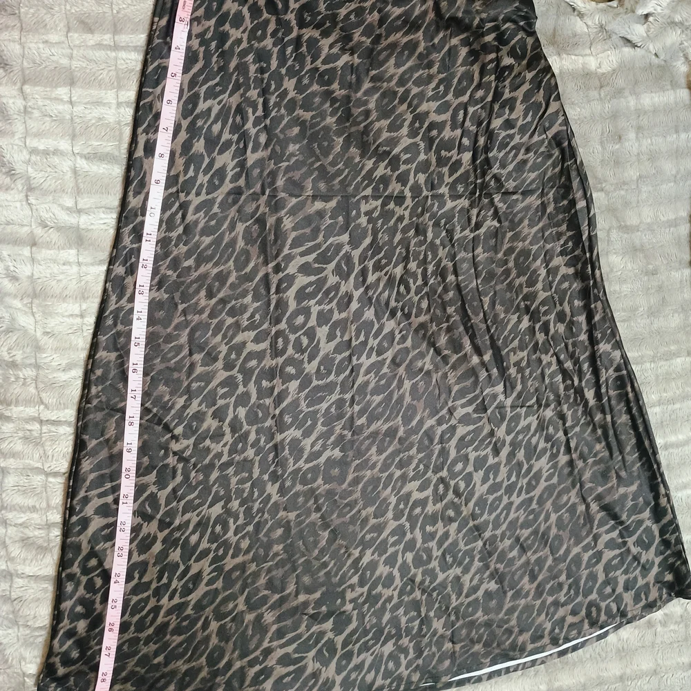 Leopard Print Midi Skirt - Picture 1 of 2